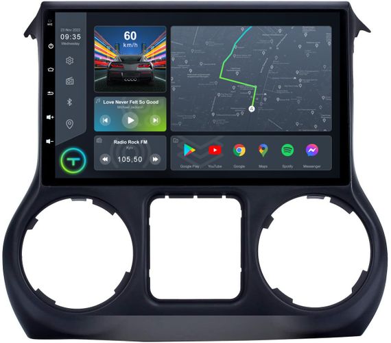 Штатна магнітола Torssen Jeep Wrangler 15-17 FL10 4+64Gb 4G Carplay DSP