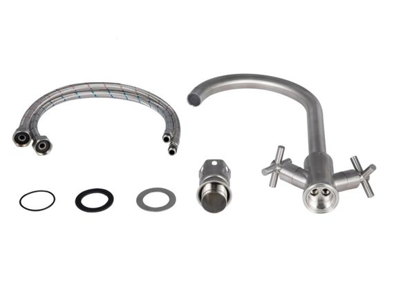 Змішувач для кухні Lidz Wind 013F, Nickel LDWIN013FNKS43390 | Зображення 3