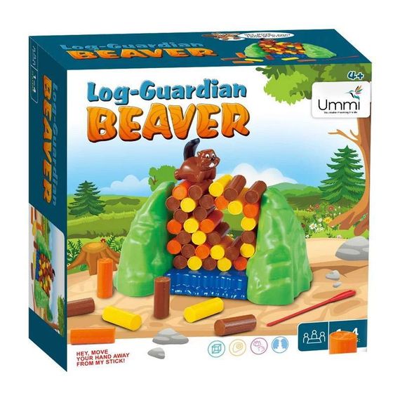 Настільна інтерактивна гра Ummi 556-A2 Log-Guardian Beaver Game Green | Зображення 2