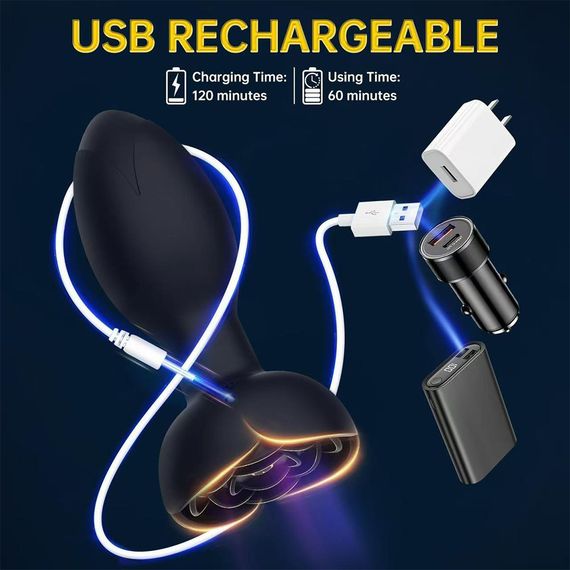 Анальна смарт вібро пробка "VibroPlug" Sex Aura | Зображення 5