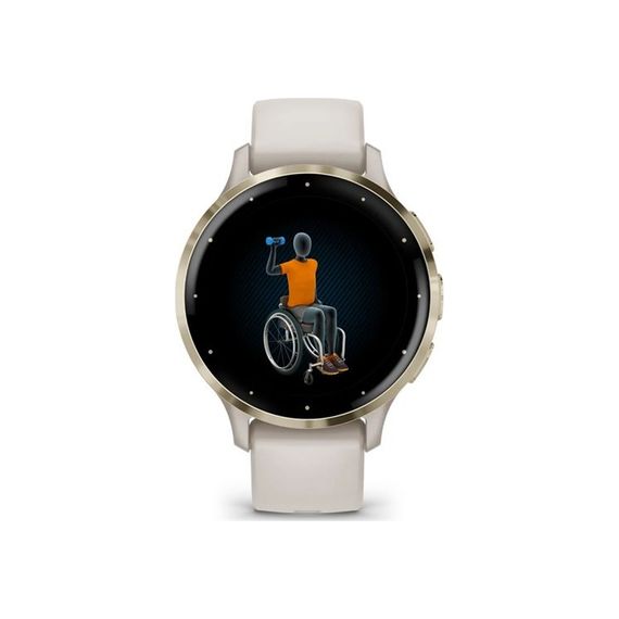 Смарт-годинник Garmin Venu 3S, Ivory + Soft Gold, GPS (010-02785-04) | Зображення 7