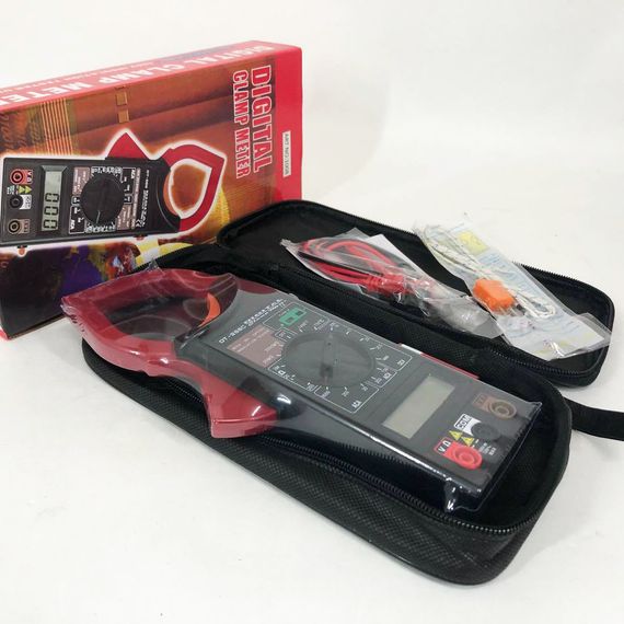 Цифровий Мультиметр DT 266C DIGITAL Токові кліщі мультитестер тестер, Тестер для електрика | Зображення 8