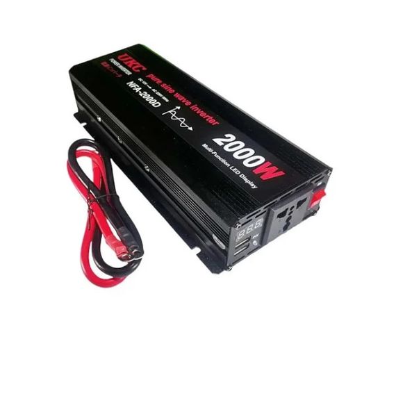 Инвертор 5 CORE 2000W 12V с чистой синусоидой • Преобразователь 5 CORE 2000W 12V-220V AC/DC Pure Sine Wave для резервного питания