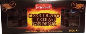 Итальянский шоколад черный Dolciando Extra Fondente, 500 грамм (50% какао)