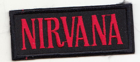 Шеврон нашивка NIRVANA 30х75