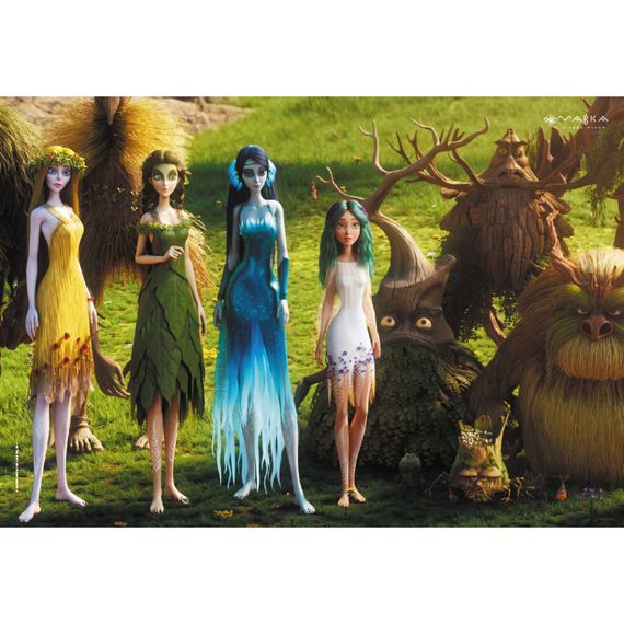 Розвиваючий зошит з наклейками "Мавка Пограємося з Мешканцями Лісу" 1423013 з плакатом | Зображення 2