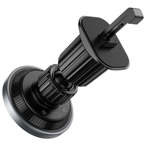 Автотримач Borofone BH122 Profit ring magnetic (air outlet) Black / Metal gray | Зображення 5
