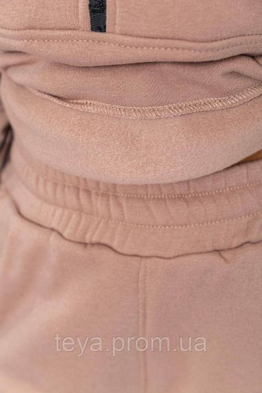Спортивный костюм женский на флисе, цвет бежевый, размер XXL-XXXL FA_008167 | Зображення 6