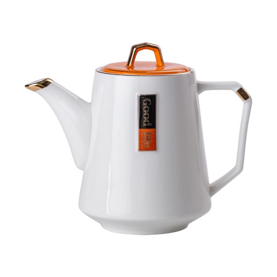 Чайный сервиз на 6 персон фарфоровой подставкой Orange HP-15-27 | Зображення 1