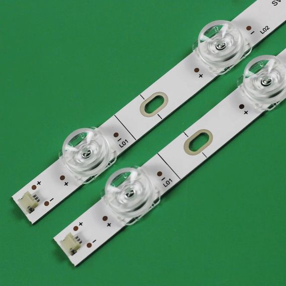 LED підсвітка TV Hisense: 43A603AMV, 43A60GMV, 40H5F, 40B6600PA, 43A7100FTUK  4шт. | Зображення 2