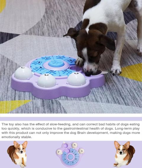 TOKLYUIE Іграшки-головоломки для собак, годівниця для великих собак, інтерактивна головоломка рівня 1 з кормо | Зображення 5