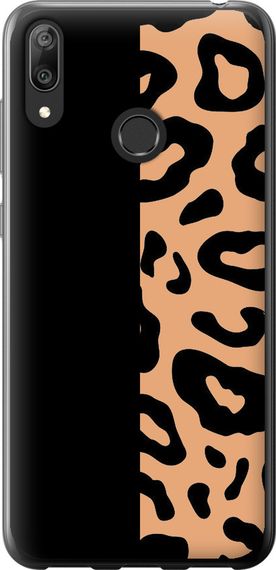 Чехол на Huawei Y7 2019 Пятна леопарда "4269u-1638-17620"