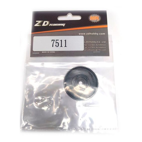 Металева шестерня ZD Racing 7511 шестерня сліппер зчеплення Спур  ZD Racing DBX-10 | Зображення 1