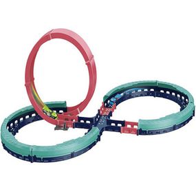 Интерактивный трек с инерционной машинкой SHT 6688-509 (24pcs/2CAR) Blue