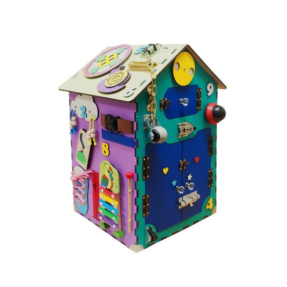 Развивающая игрушка Бизикуб Temple Group "Домик" TG200038 55х30х30 см | Зображення 1