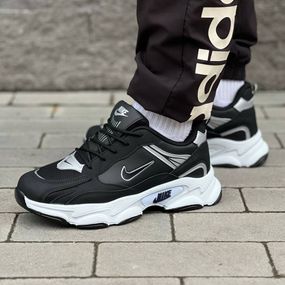 Кросівки Nike весна-літо текстиль/замш/шкіра колір чорний,білий