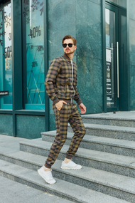 Костюм Джентльмен-2 коричневый S XL