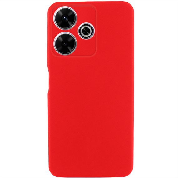 Чохол TPU GETMAN Liquid Silk Full Camera для Xiaomi Redmi 13 4G / Poco M6 4G Червоний / Red