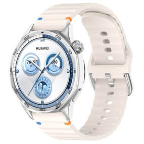 Силиконовый ремешок Wavy для Smart Watch 22mm Antique White