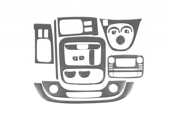 Накладка на торпеду Карбон для Fiat Talento 2016↗ рр. | Зображення 2