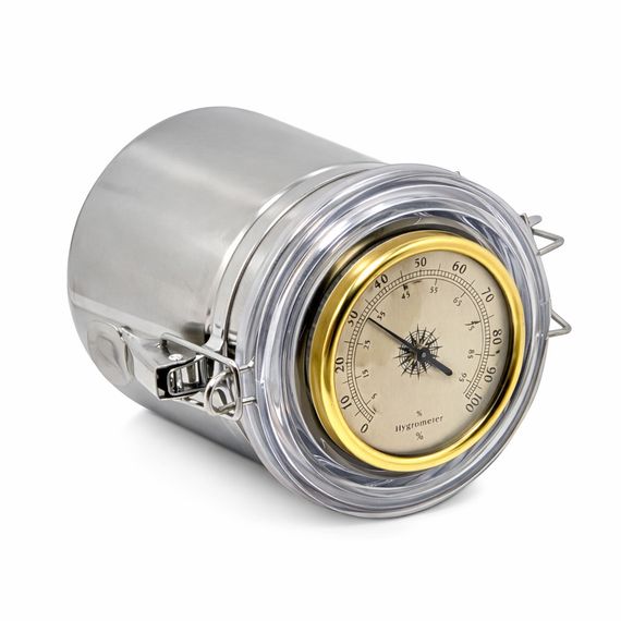 Контейнер Для Зберігання Тютюну З Гігрометром Metal Jar Large 400мл | Зображення 2