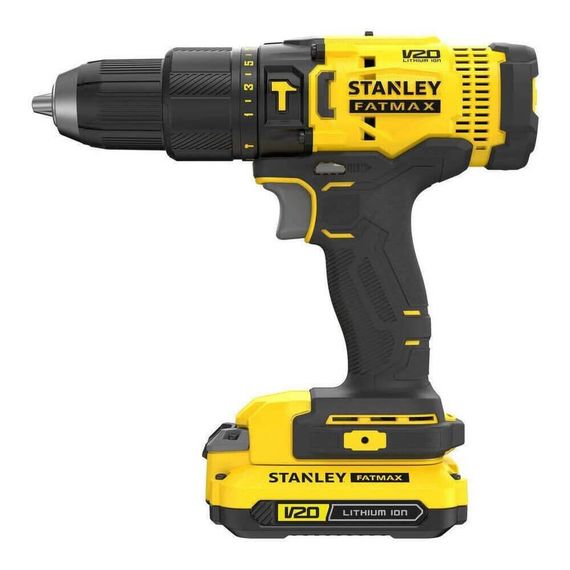 Дриль-шуруповерт ударний акумуляторний STANLEY FATMAX SFMCD711C2K | Зображення 1