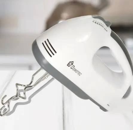 Ручной кухонный миксер 7 скоростей 4 насадки DOMOTEC R-6633B