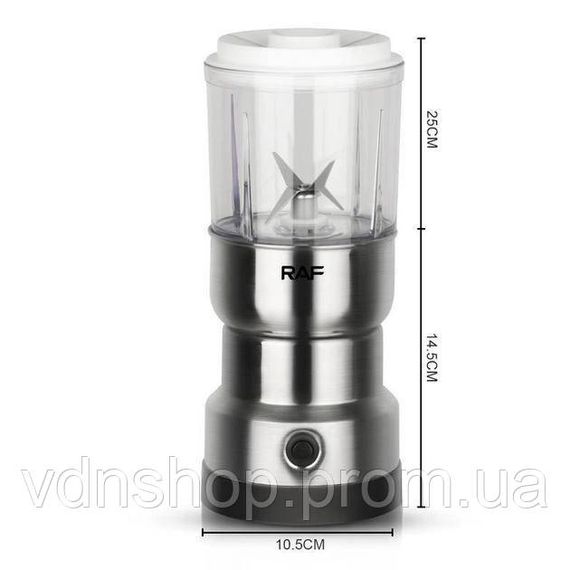 Кофемолка измельчитель специй RAF R.7126 300 Вт, Кавомолка для кофе, Кофемолка с функцией измельчения RT-86 | Зображення 1