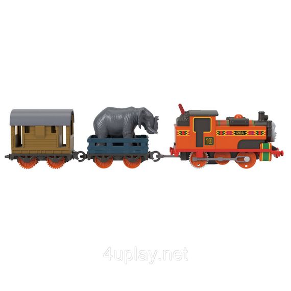 Классический моторизованный поезд Ния из юбилейной серии к 80-летию Thomas & Friends Оригинал Fisher-Price | Зображення 2