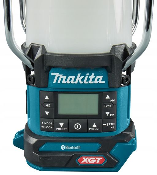 Радіоприймач з ліхтарем акумуляторний Makita MR010GZ (XGT, Bluetooth, USB, 3 Вт, 310 Лм, без акумуляторів та зарядного пристрою) | Зображення 2