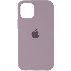 Чохол Silicone Case Full Protective (AA) для Apple iPhone 12 Pro / 12 (6.1") Сірий / Lavender