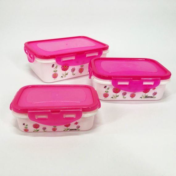 Комплект пластикових судків UNIQUE UN-1511. Колір: рожевий FO-46 | Зображення 7