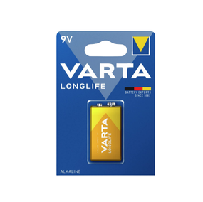Батарейка щелочная 9V/6LR61 (бл-1шт) VARTA Longlife Extra