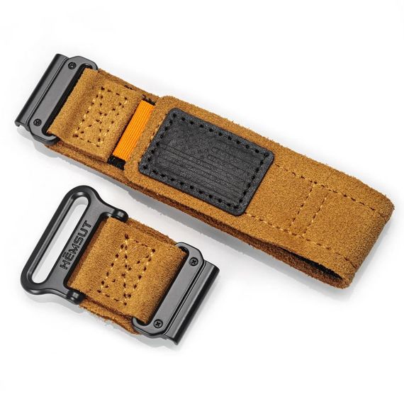 Ремешок для часов Hemsut HGA143 Suede Leather Garmin Whisky 22mm