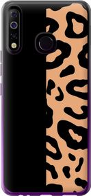 Чехол на Tecno Spark 4 KC2 Пятна леопарда "4269u-2406-17620"