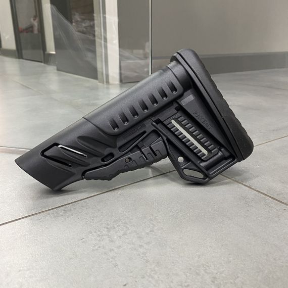Приклад (база) DLG Tactical TBS Shock DLG-056, Com Spec, цвет – Чёрный | Зображення 1