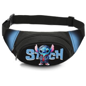 Сумка-бананка дитяча з принтом Стіч поясна сумка для хлопчика (4639)