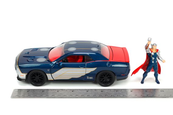Машина металева Dodge Challenger Marvel Comics із фігуркою Тора | Зображення 6
