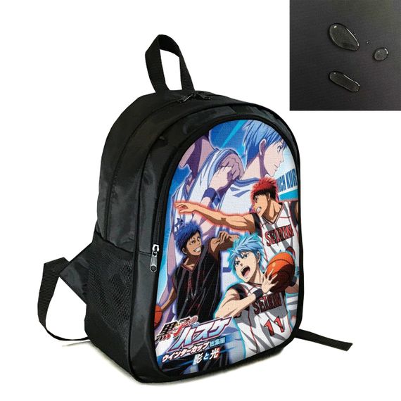 Рюкзак городской/школьный 38×28см с принтом Аниме Баскетбол Куроко/kuroko no basuke детский, подростковый, мужской, женский (4110)