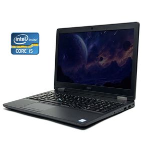 Ноутбук Dell Latitude E5570 / 15.6" (1920x1080) IPS / Intel Core i5-6300U (2 (4) ядра по 2.4 - 3.0 GHz) / 8 GB DDR4 / 128 GB SSD / Intel HD Graphics 520 / WebCam / Win 11 б/в