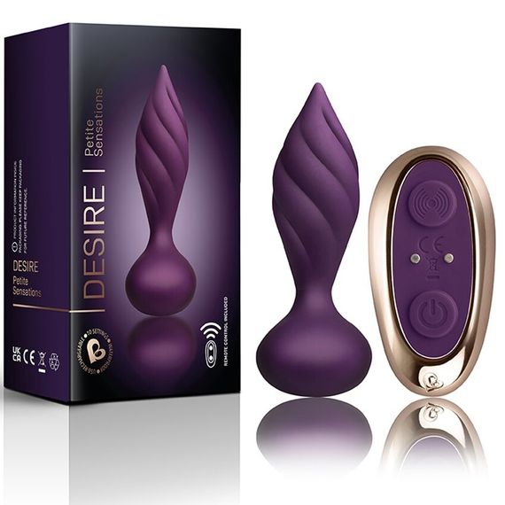 Анальна вібропробка Rocks Off Petite Sensations – Desire Purple | Зображення 2
