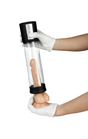 Автоматическая помпа Penis Pump Men Automatic прозрачный Sex Aura | Зображення 3
