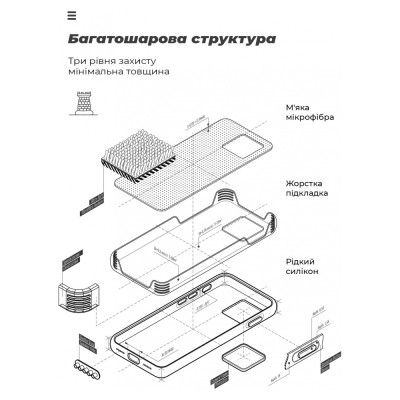 Чехол для мобильного телефона Armorstandart ICON Case Samsung S23FE 5G Camera cover Lilac (ARM69631) - Топ | Зображення 11