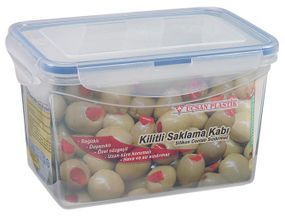 Контейнер Ucsan для продуктів 1800мл з засувками і силіконовим ущільнювачем