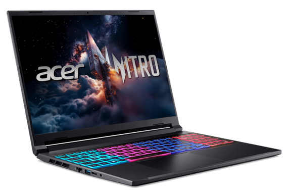 Ноутбук Acer Nitro V 16S AI ANV16S-41-R3BL (NH.U03EU.006) Obsidian Black | Зображення 1