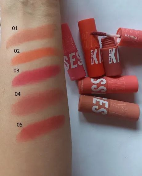 Рідкі рум'яна-помада Parisa Cosmetics Cheek Kiss № 04 Рожевий | Зображення 2