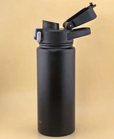 Термопляшка Kamille KM2176 600 мл чорна