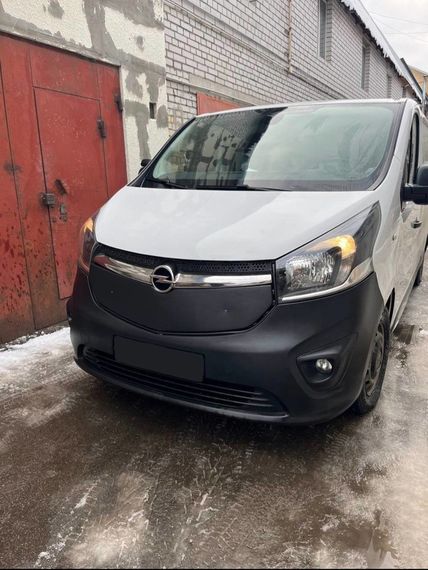 Зимняя накладка на решетку Глянцевая для Opel Vivaro 2015-2019 гг | Зображення 1