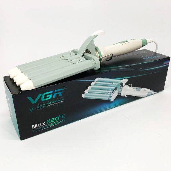 Плойка для створення гофре для волосся VGR V-597, Плойка для кучерів Плойки об'єму волосся VI-19 | Зображення 8
