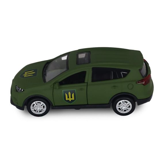 Автомодель серії "Шеврони Героїв" Toyota RAV4 "Сухопутні війська ЗСУ" TechnoDrive KM6198M2 | Зображення 6